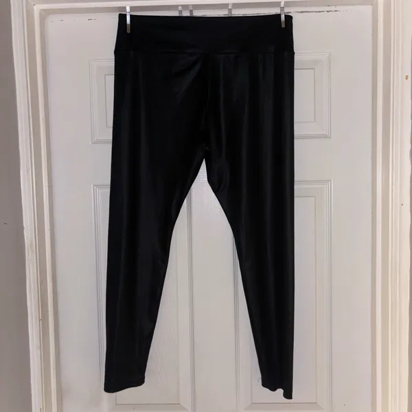 Wild Fable Women’s Ankle Leggings Solid Black XL Stretch Yoga - Image 6