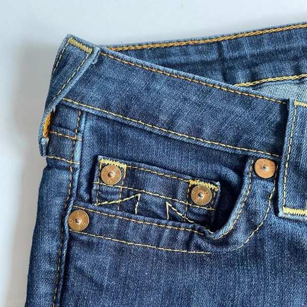 True Religion Jeans Women’s Sz 25 Skinny Mid-rise - Image 7