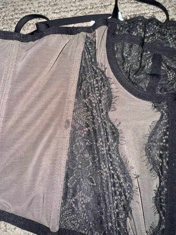 Urban Outfitters Black Corset Top - Image 3