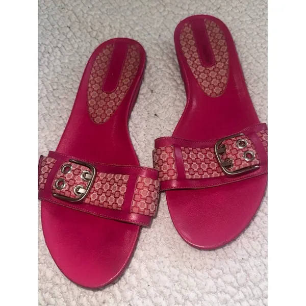 Nine West y2k pink sandals - Image 2