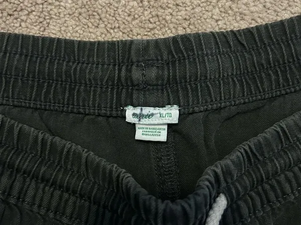 Aerie Black Elastic Waist Shorts with Drawstring - Image 2