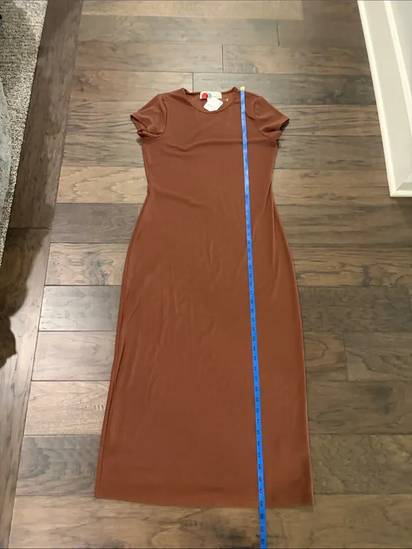 New With Tags Free People Beach Essential Slim Midi Dress Sz M - Image 5