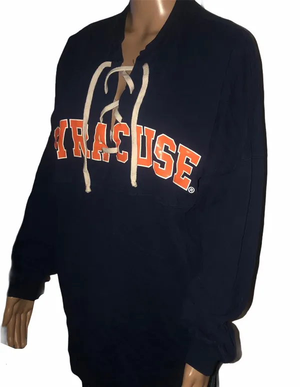 Spirit Jersey Syracuse University Lace Up Top - Image 2