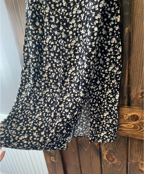 Black Floral Dress - Image 3