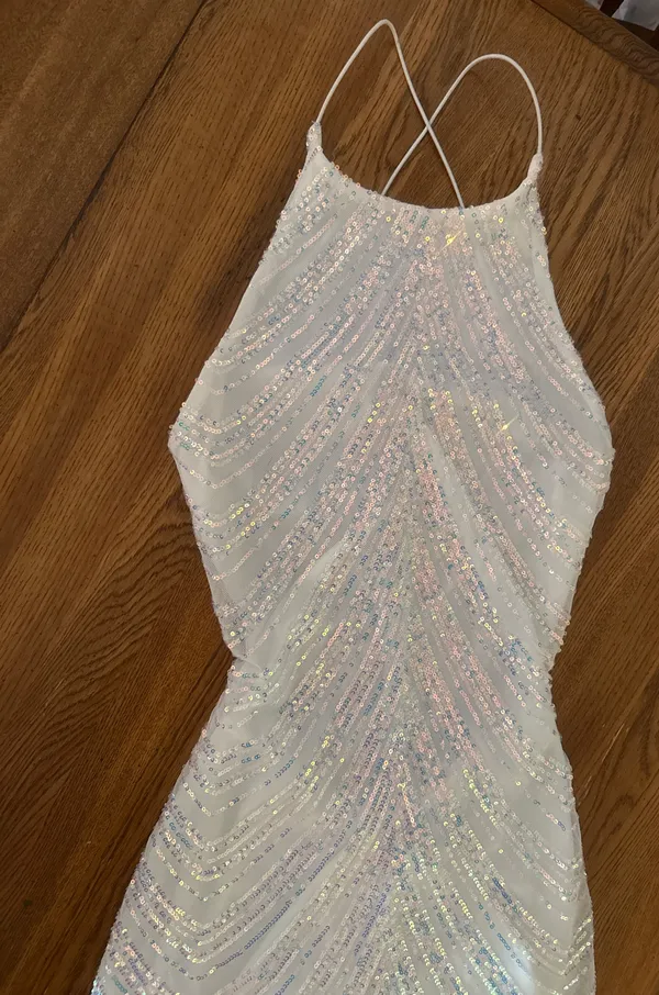 B Darlin Iridescent dress homecoming dance size 5/6 - Image 2