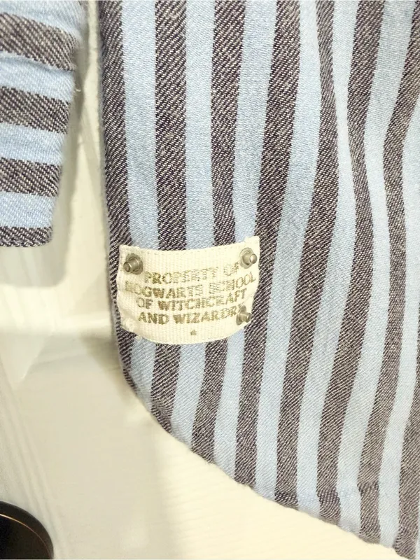 Vintage Harry Potter Ravenclaw Pajamas Lounge Shirt Hogwarts Sleep Size 0 Top - Image 6