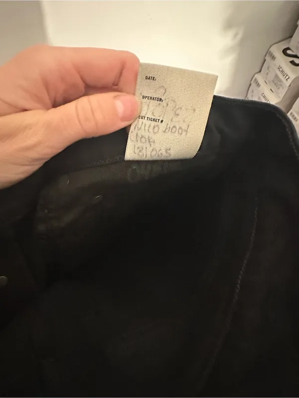 NWOT Agolde Nico bootcut jeans black 27 - Image 6