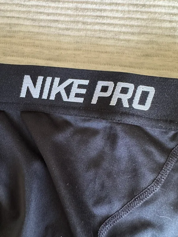 Nike Black Pro Shorts - Image 2