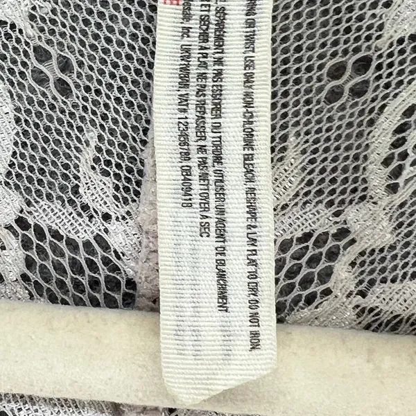 Free People Intimately‎ Bra Bralette XS Beige Lace Stretch Fit Racerback Lined - Image 10
