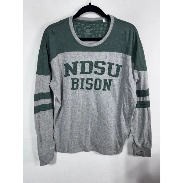 NDSU Bison Long Sleeve Tee North Dakota State University Collegiate Women's L - Image 2