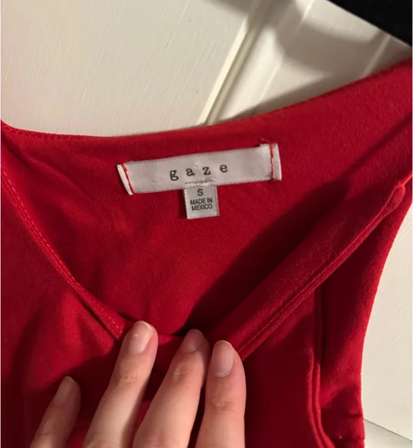 White and Red Gaze USA Bodysuit - Image 10