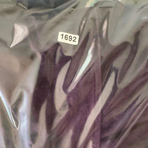 1692 | NWT Lulus Purple Velvet‎ Cowl Neck Ruched Side Drape Mini Dress Womens M - Image 12