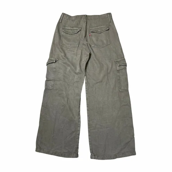 Levi’s Baggy Dad Cargo Tencel Pants Green - Image 5