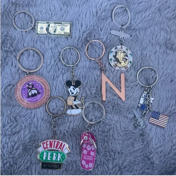 Assorted Keychains (10 Count) Pink - Image 6
