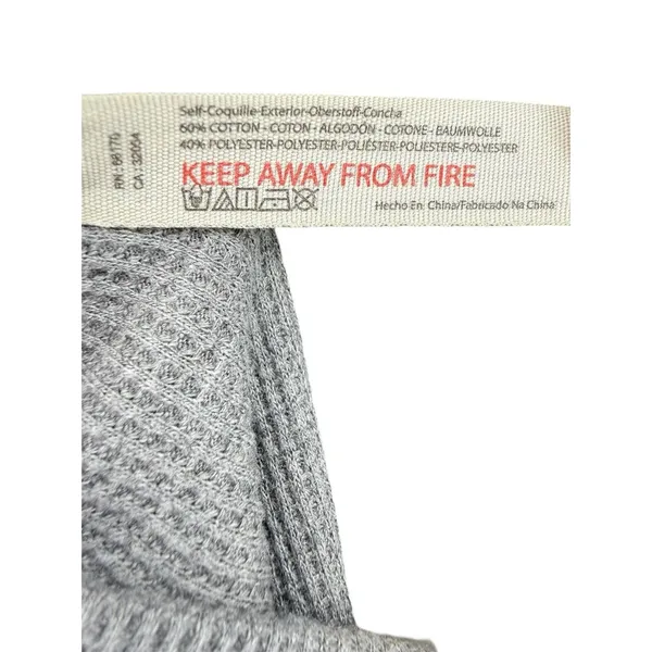Intimately Free People Womens Thermal Pants Gray High Rise Slim flare Lounge XS - Image 3