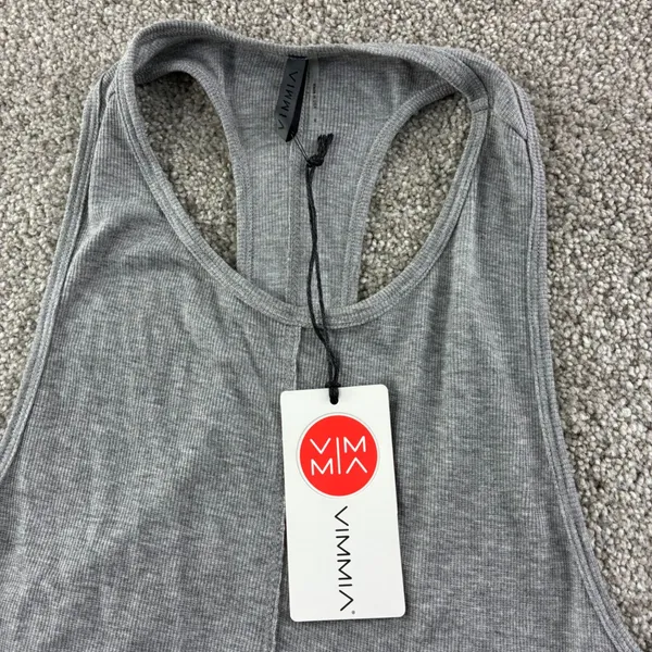 VIM MIA Serenity Racer Tank Top Sleeveless Shirt Yoga Gray Size Med Active‎ NWT - Image 7