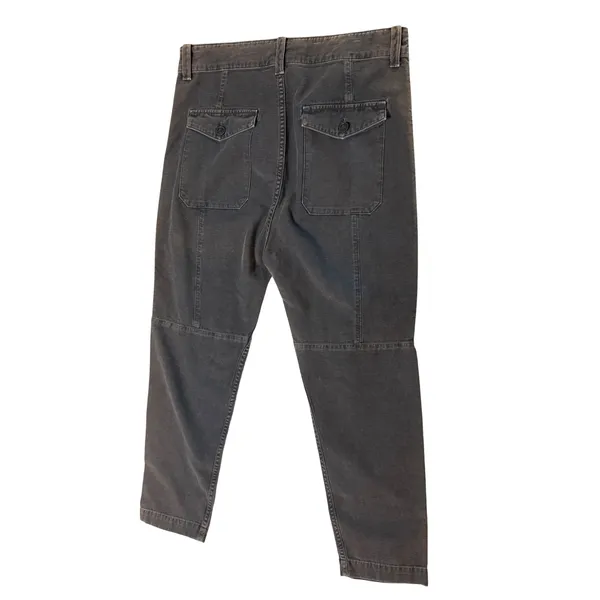 Citizens of Humanity Washed Black Grey Size 25 Jeans High Rise 24" Patch Pockets - Image 3