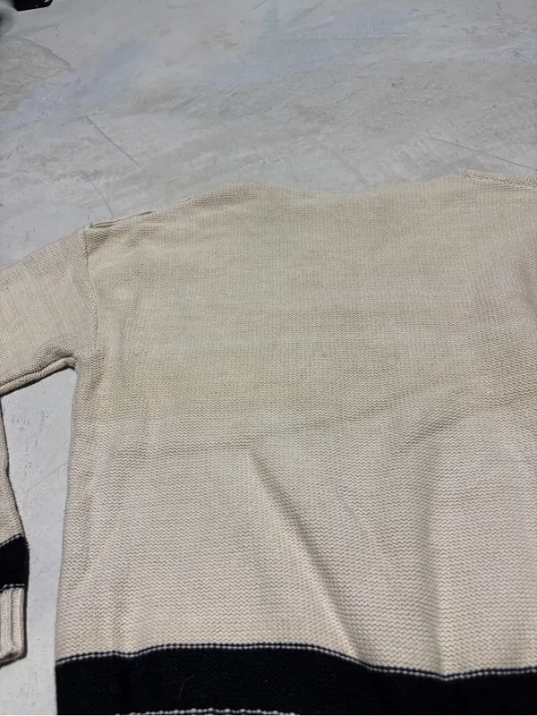 Ralph Lauren jeans co Cream Aztec Pattern Knit Sweater medium - Image 13