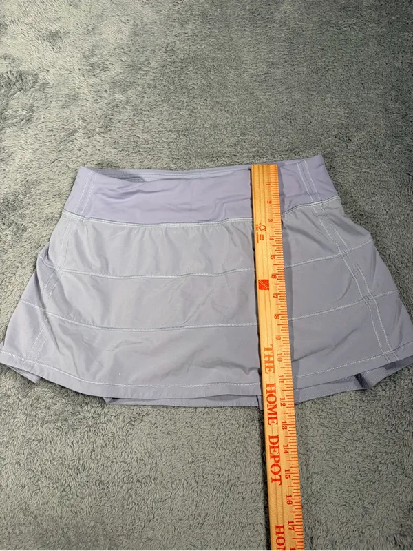 Lululemon pace rival skirt berry mist Active Pleated Tennis skort 4 reg - Image 6