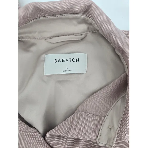 Babaton Shirt Jacket Womens‎ Large Pringle Shacket Mauve Textured* - Image 4
