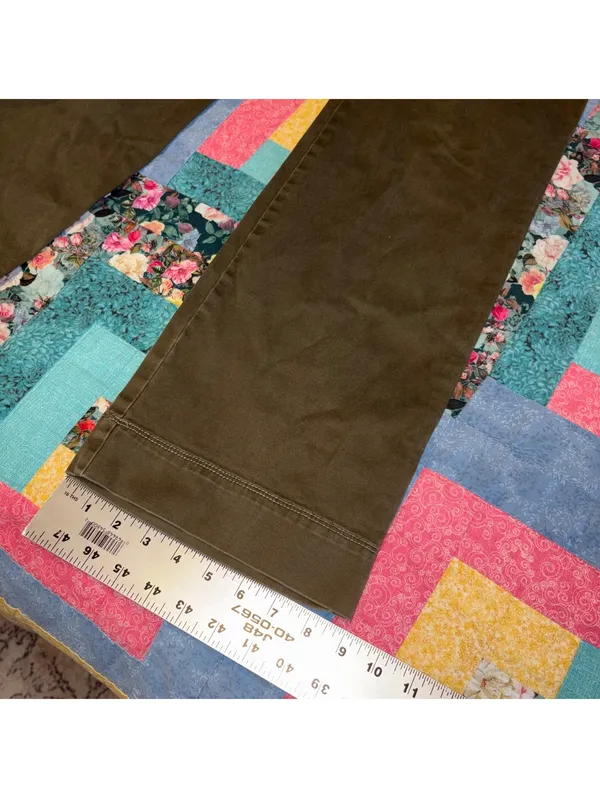 J.Crew $128 Woman’s Size 6 Cityfit Casual Work Pants Straight Leg Clasp Button - Image 8