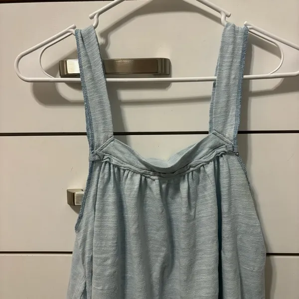 Free People Good For You Light Blue Tank Top - Image 6