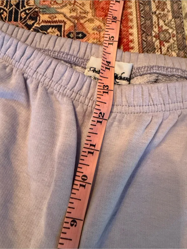 Vintage Anthony Richards Lavender SweatSuit Pants Top Size LP L Large Petite - Image 7