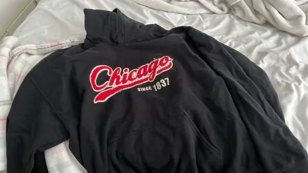 vintage chicago hoodie Black Size XL - Image 3