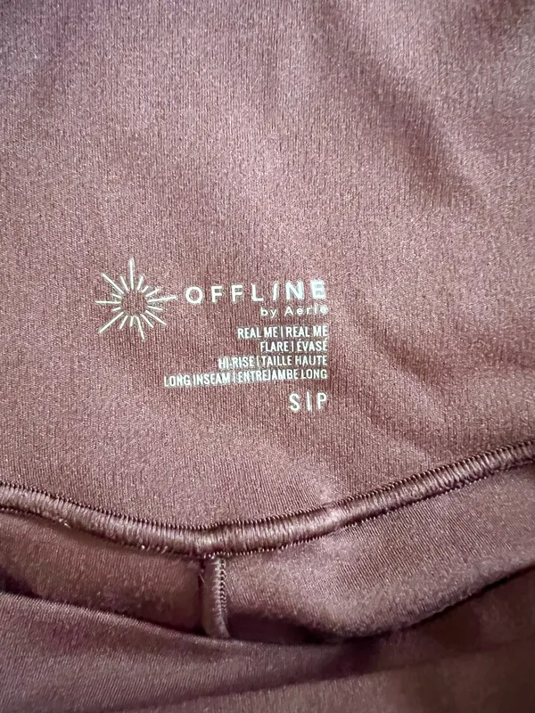 Offline by Aerie High Waisted Flared Yoga Pants Brown - Image 4