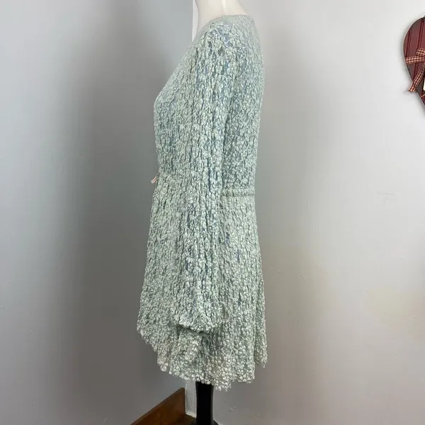 We are HAH Blue Make it a Double Reversible Lace Robe Medium Hot As Hell - Image 16