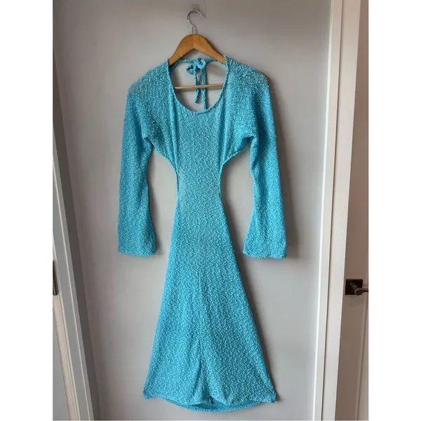 PacSun X Storm Reid Resort Wear Textured Cut Out Dress - Image 2