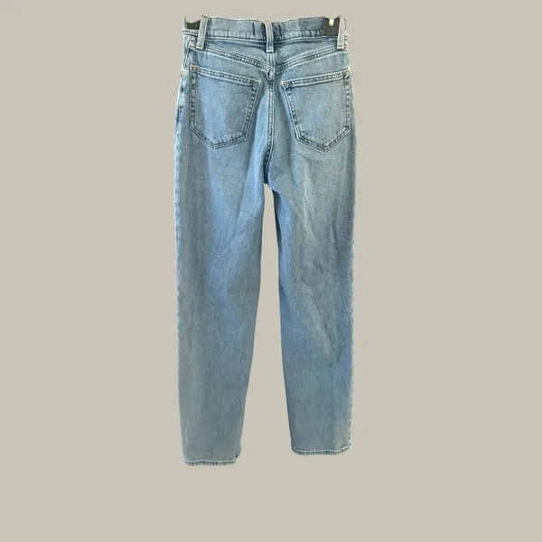 Abercrombie &‎ Fitch The 90s Straight Ultra High Rise Jeans Medium Wash 25 0R - Image 2