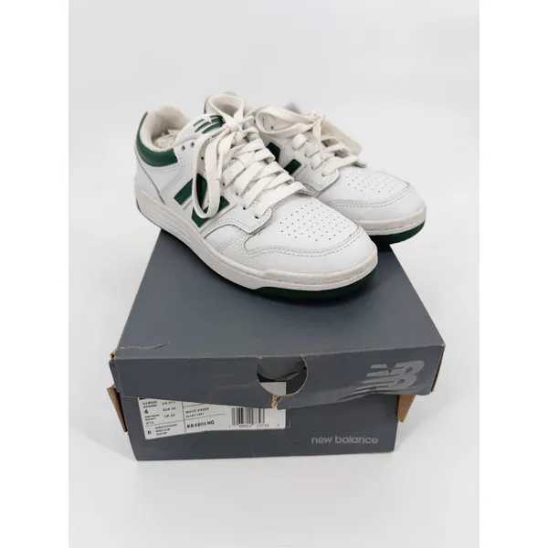 New Balance 480 Sneaker White Green Good BB480LNG Court Shoe Women 5.5 - Image 8