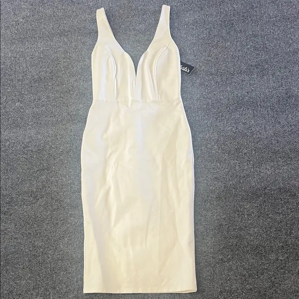Lulus Elegant‎ Bone White Sleeveless Dress - Image 7