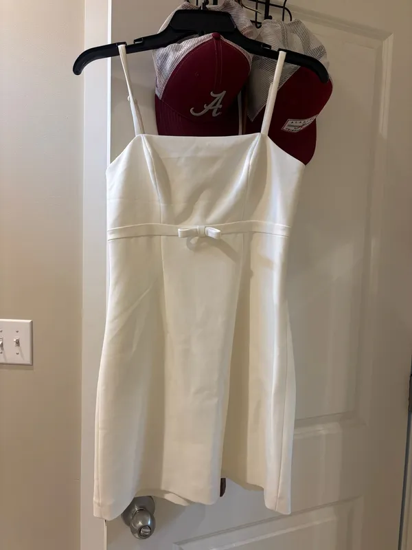 French Connection White Mini Dress - Image 2