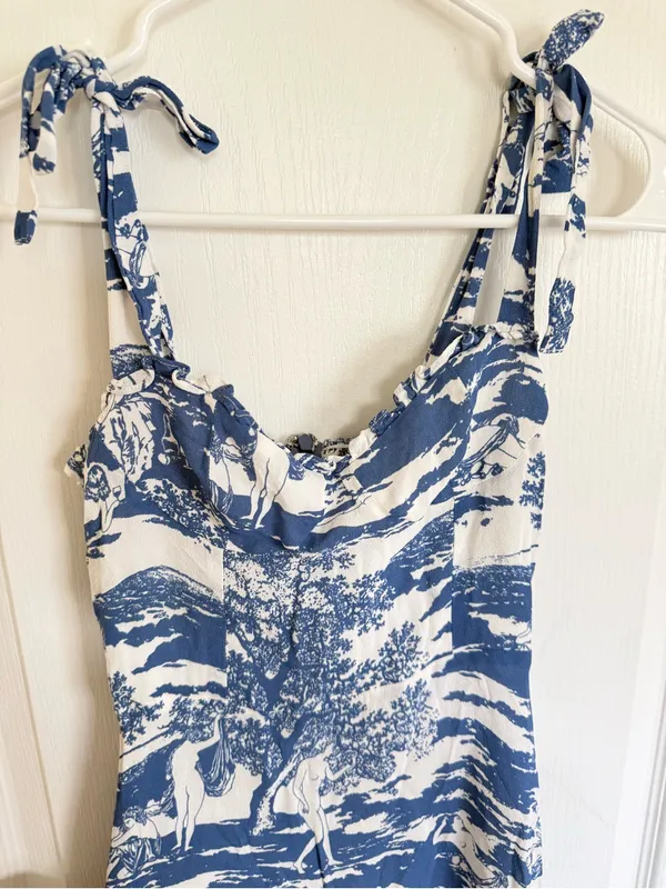 Reformation Nikita Midi Dress in Toscana Print - Image 3