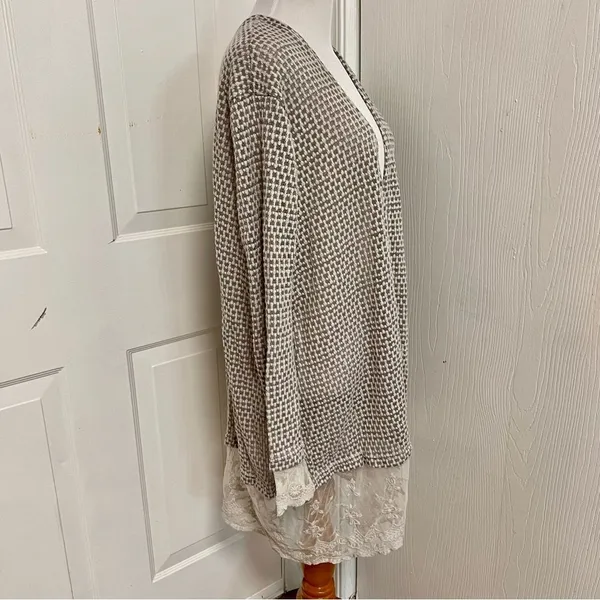 Umgee Sweater Cardigan Lace I4 - Image 3