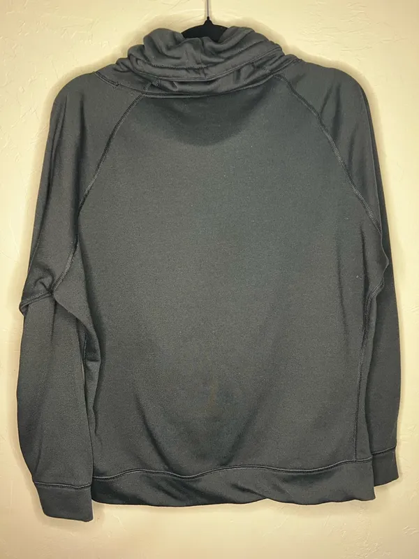Nike Dri-Fit Black Funnel‎ Cowl Neck Athletic Sweater - Image 8