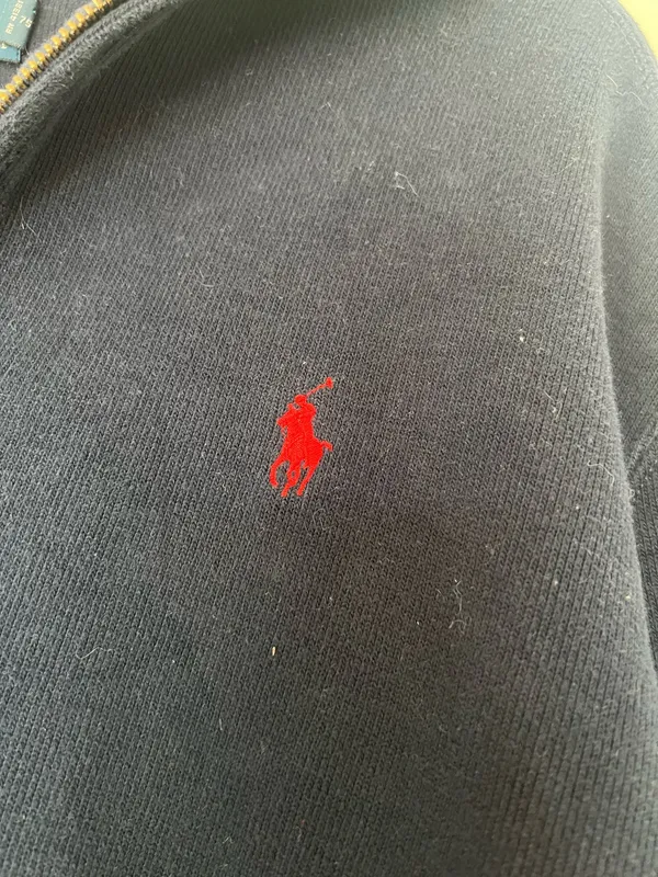 Polo Ralph Lauren Cropped Quarter-Zip Sweater - Image 3