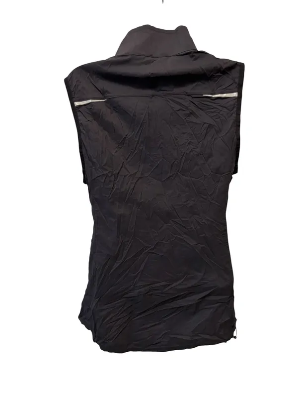 L.L. Bean Lightweight All~Sport Nylon Vest Sz S Reg Black Reflective Running - Image 6