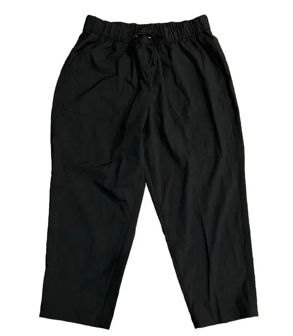 Old Navy Drawstring Black Pants Women’s Large - Image 2
