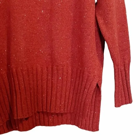Free Assembly Sweater Roll Neck Rust Fleck Speckled Cozy Pullover Womens Size XS - Image 3