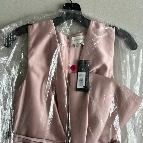 Sachin + Babi Jenna Gown Size 8 in Silver Peony Women’s High Low Dress - Image 7