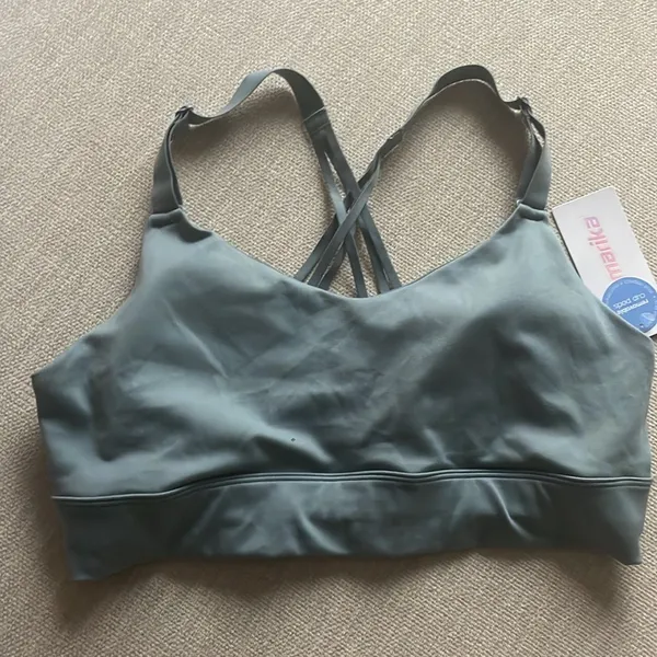 Marika 2 Piece Athleisure Set Cyan Blue - Sports bra and Long Sleeve Tee Shirt - Image 3