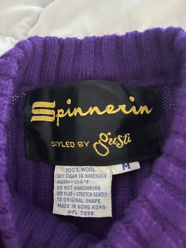 Spinnerin Made By Gusti Vintage Ski Sweater - Image 2