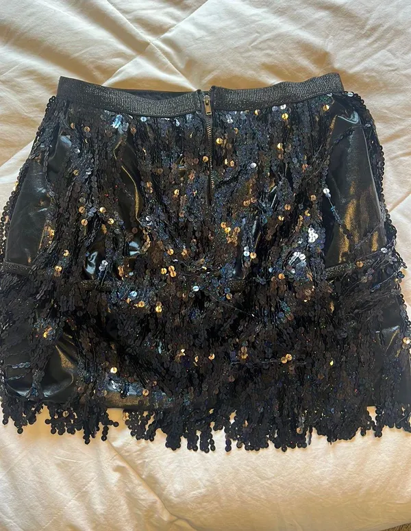 Sparkle Skirt Black Size 8 - Image 3