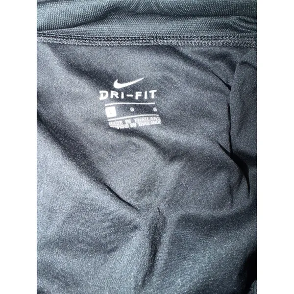 Nike Dri-FIT Running Shorts‎ Womens Large Black 3 Inch Inseam Zip Pocket - Image 4
