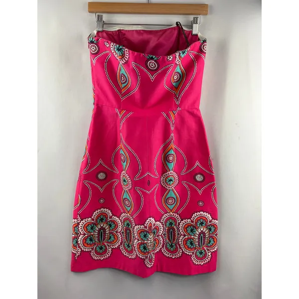 Women’s Laundry by Design Size 8 Hot Pink Sleeveless Dress - Image 3