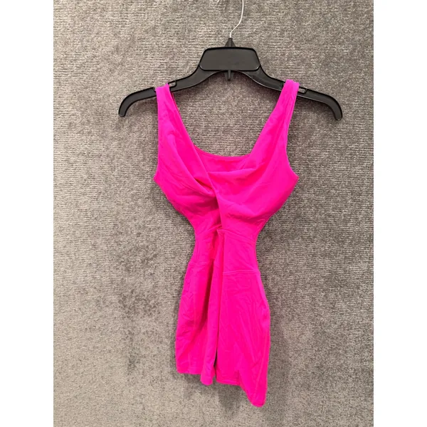 Buffbunny Women Romper XXS Pink Activewear Twist Back Cutout Bodysuit - Image 6