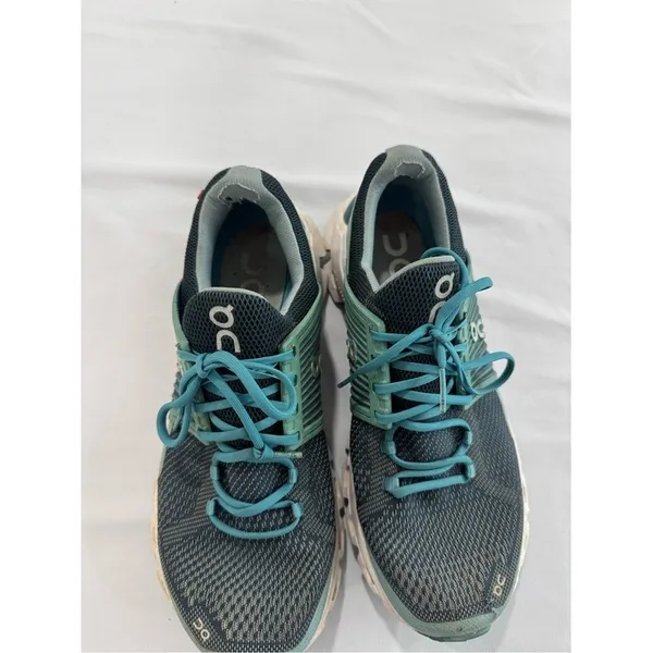 On Running Cloudswift Teal Navy Blue Mesh Running Shoes Womens 9 - Image 4